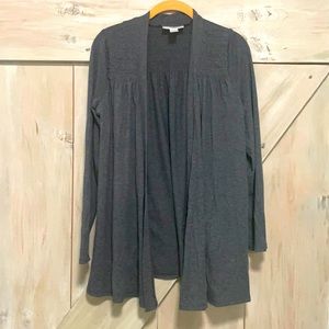 Gray Maternity Cardigan